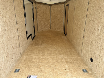New NEW 2026 Formula 7x16 +V Triumph ALL ALUMINUM, WHITE Interior, QUALITY, 88” TALL BLACKOUT Edition Ramp 86” dr opening Enclosed Cargo Trailer