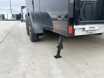 New NEW 2026 Formula 7x16 +V Triumph ALL ALUMINUM, WHITE Interior, QUALITY, 88” TALL BLACKOUT Edition Ramp 86” dr opening Enclosed Cargo Trailer
