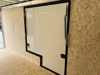 New NEW 2026 Formula 7x16 +V Triumph ALL ALUMINUM, WHITE Interior, QUALITY, 88” TALL BLACKOUT Edition Ramp 86” dr opening Enclosed Cargo Trailer