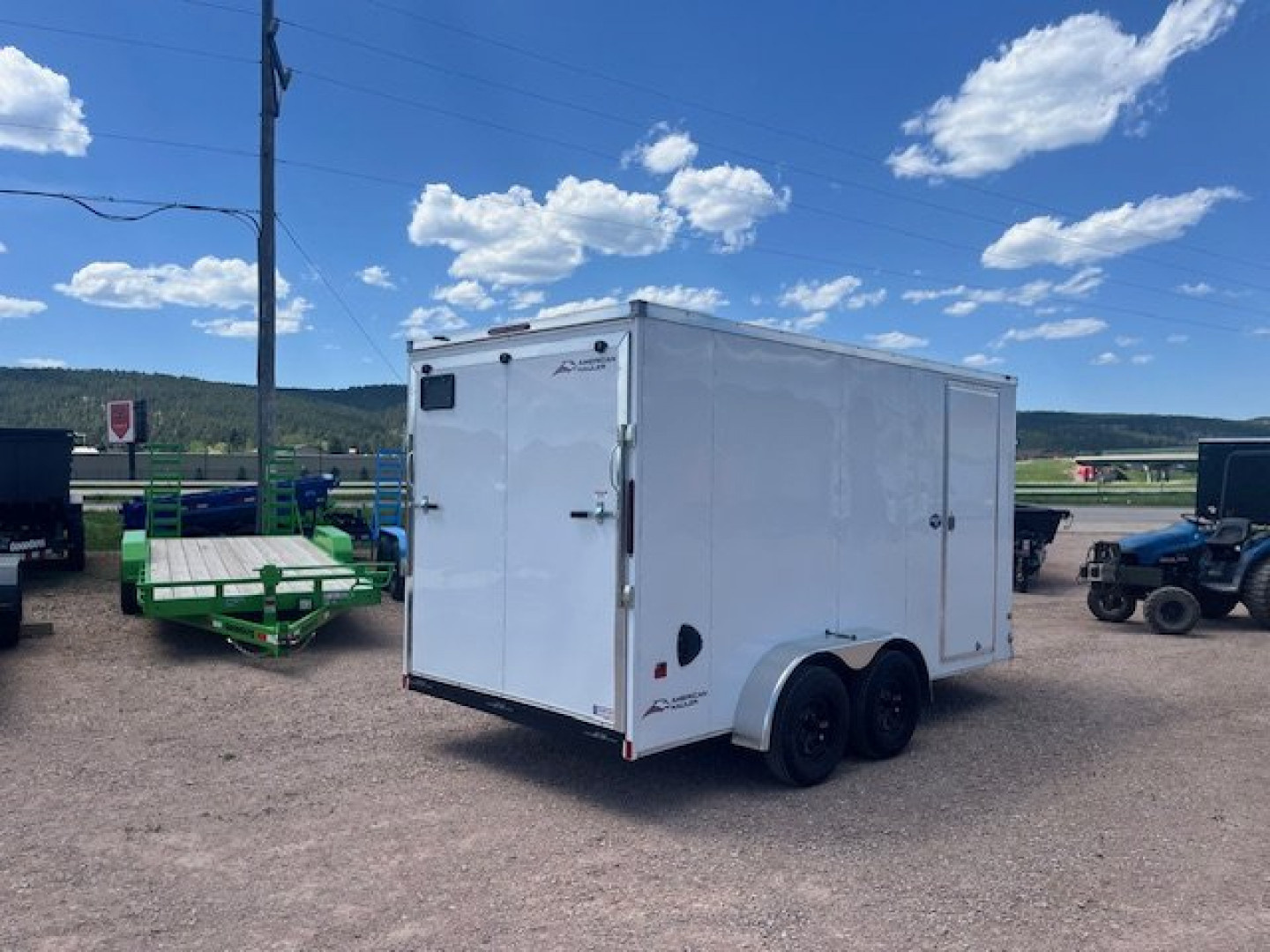 New 2025 American Cargo Group 7X14 TA Cargo / Enclosed Trailer