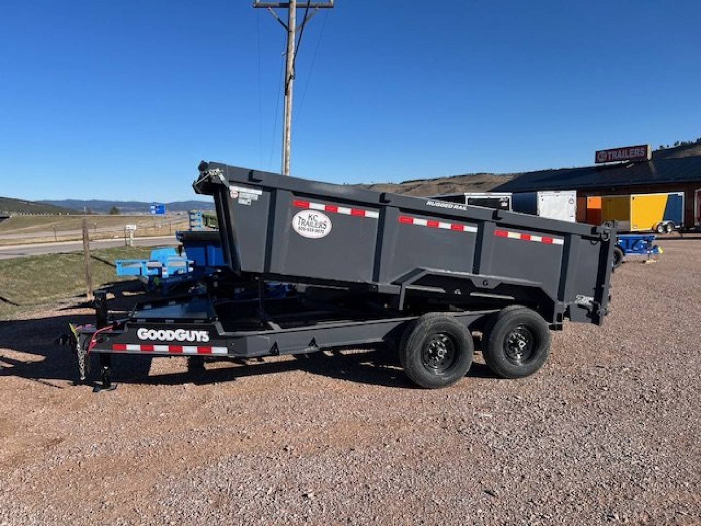 New 2025 Good Guys Trailers 7x14 dump Dump Trailer