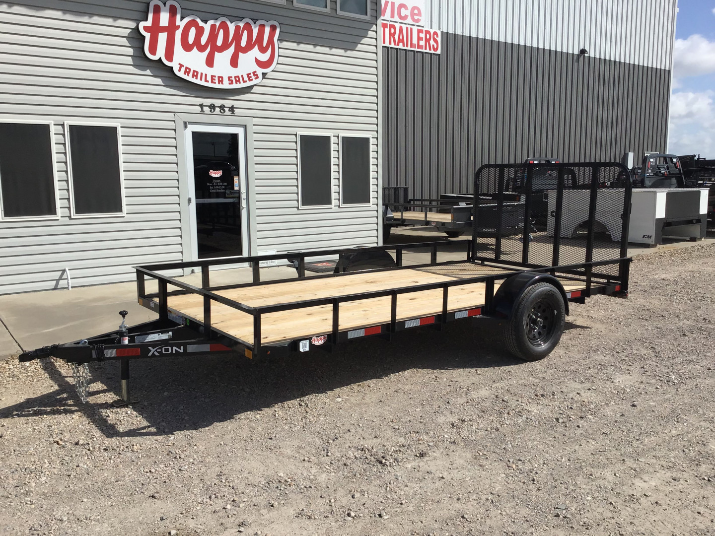 New 2025 X-On 83"x14' Single Axle Utility Trailer - U3