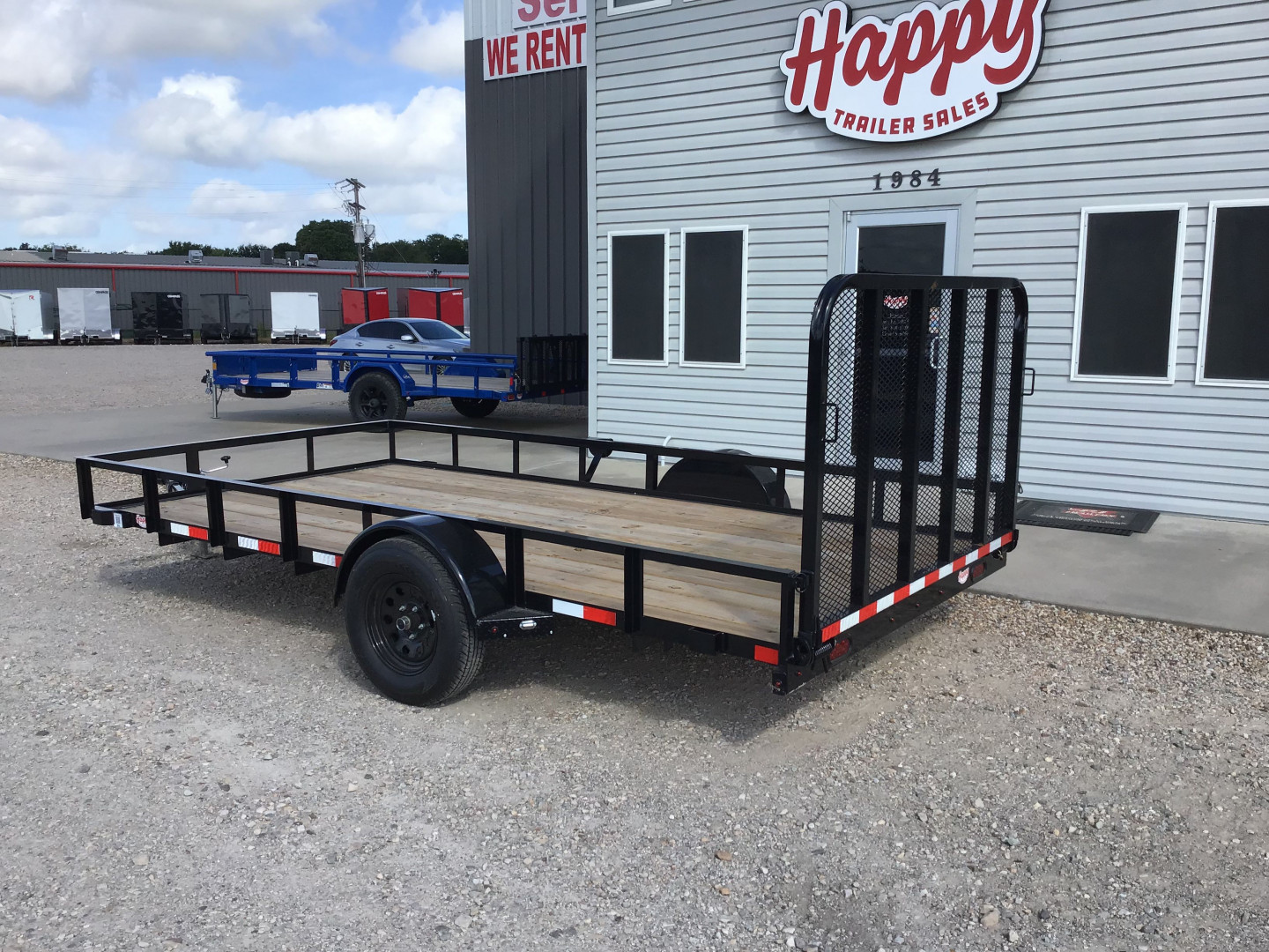 New 2025 X-On 83"x14' Single Axle Utility Trailer - U3