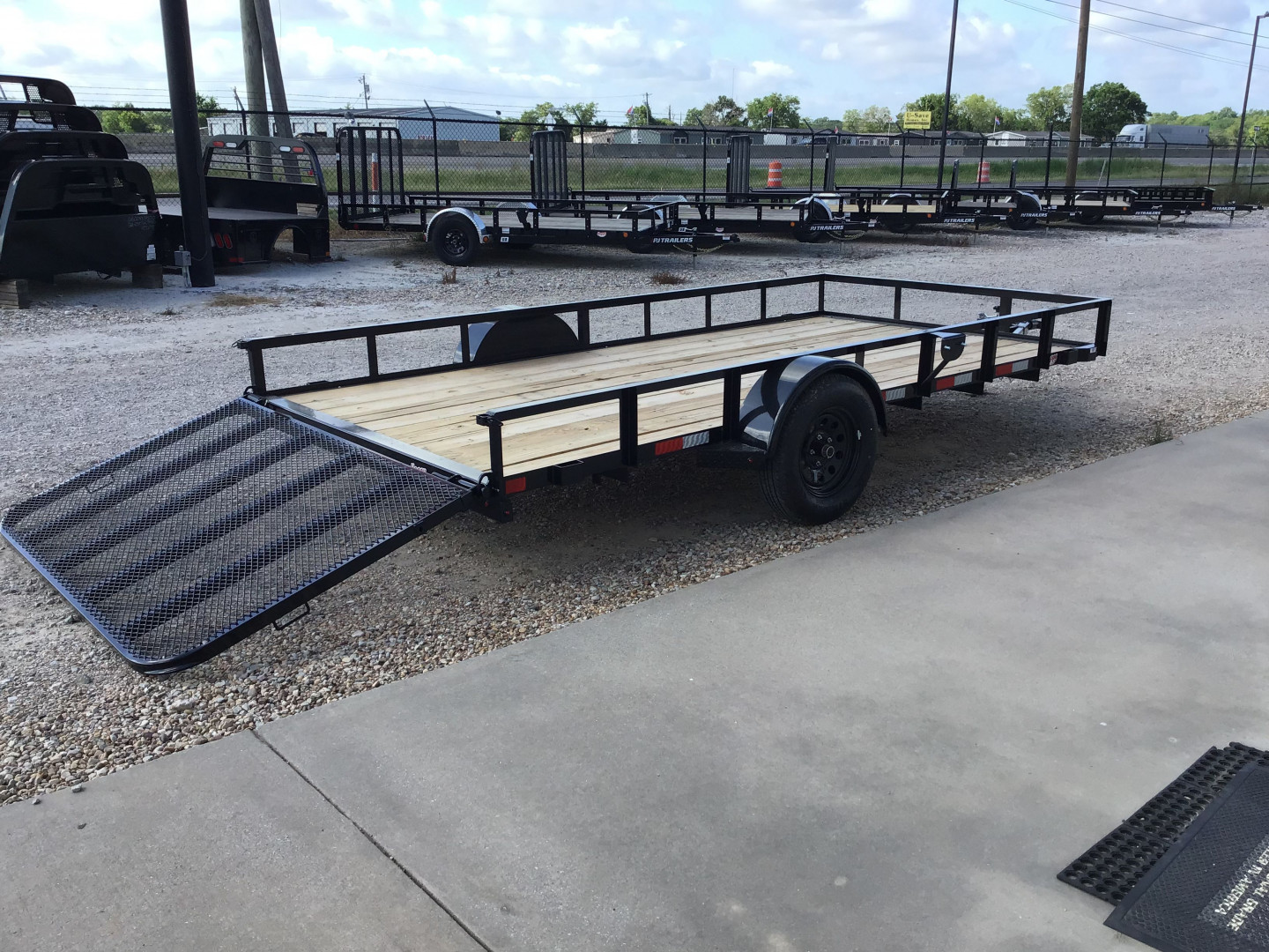 New 2025 X-On 83"x14' Single Axle Utility Trailer - U3