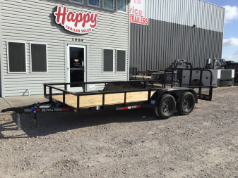 New 2025 X-On 83"x16' Tandem Axle Utility Trailer - U6