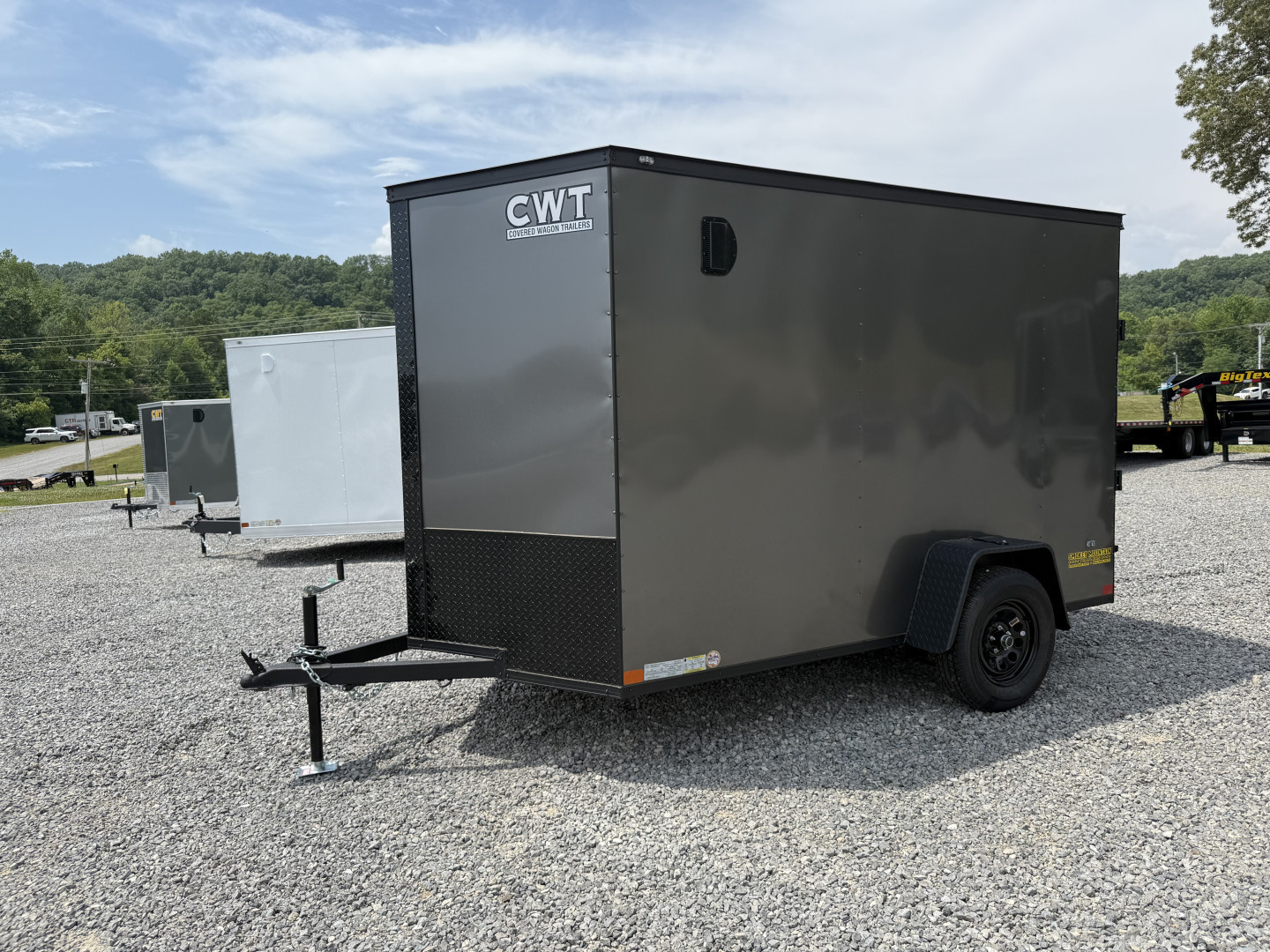 New 2025 Covered Wagon Trailers 6X10 SA B/O Cargo / Enclosed Trailer