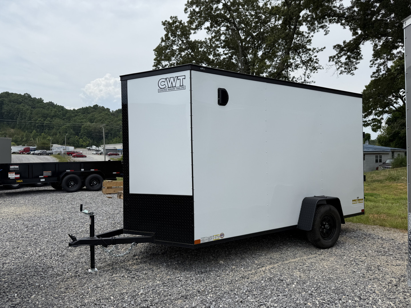 New 2025 Covered Wagon Trailers 6X12 SA B/O BAR LOCK Cargo / Enclosed Trailer