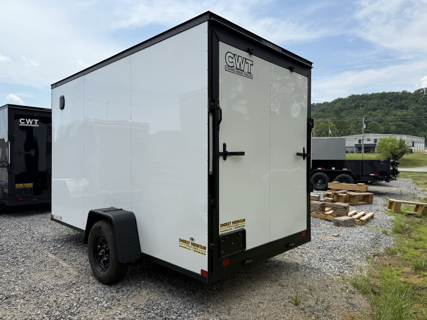 New 2025 Covered Wagon Trailers 6X12 SA B/O BAR LOCK Cargo / Enclosed Trailer