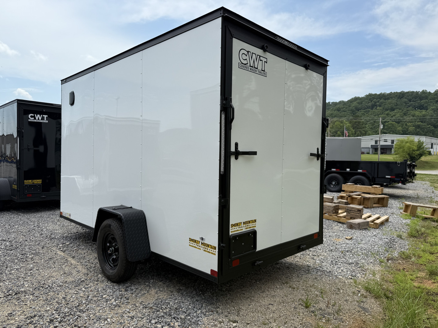 New 2025 Covered Wagon Trailers 6X12 SA B/O BAR LOCK Cargo / Enclosed Trailer