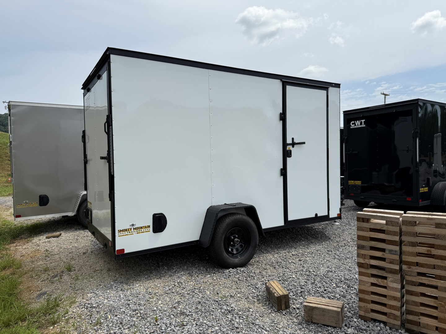 New 2025 Covered Wagon Trailers 6X12 SA B/O BAR LOCK Cargo / Enclosed Trailer