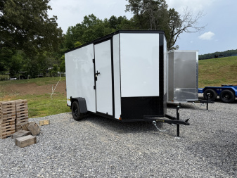 New 2025 Covered Wagon Trailers 6X12 SA B/O BAR LOCK Cargo / Enclosed Trailer
