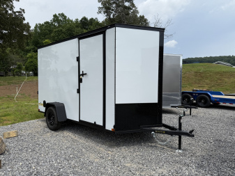 New 2025 Covered Wagon Trailers 6X12 SA B/O BAR LOCK Cargo / Enclosed Trailer