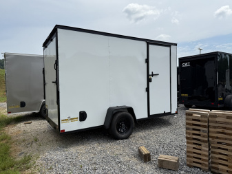 New 2025 Covered Wagon Trailers 6X12 SA B/O BAR LOCK Cargo / Enclosed Trailer