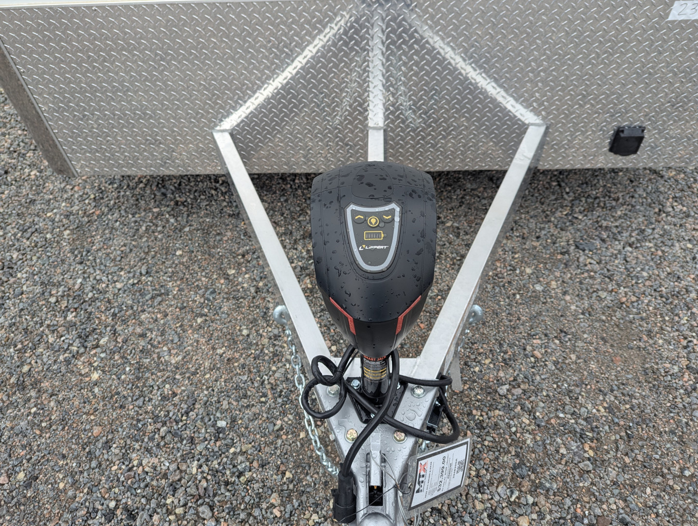 New 2025 ATC Rom 8.5x24 10K Aluminum w/ Electric Jack Car Trailer