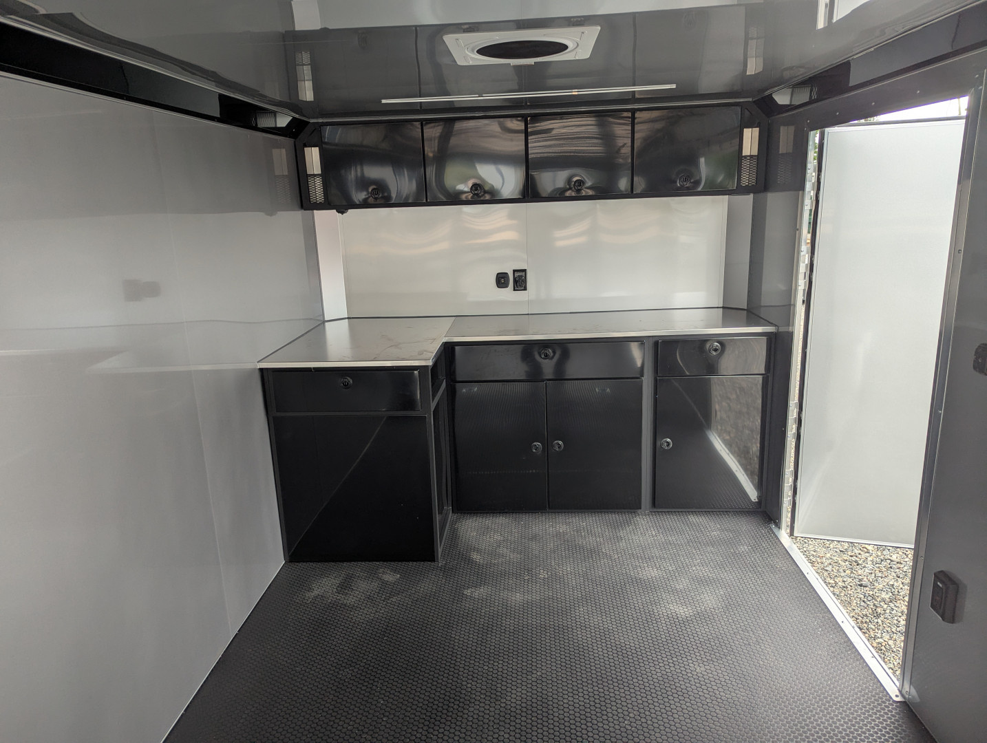 New 2025 ATC Rom 8.5x24 10K Aluminum w/ Electric Jack Car Trailer