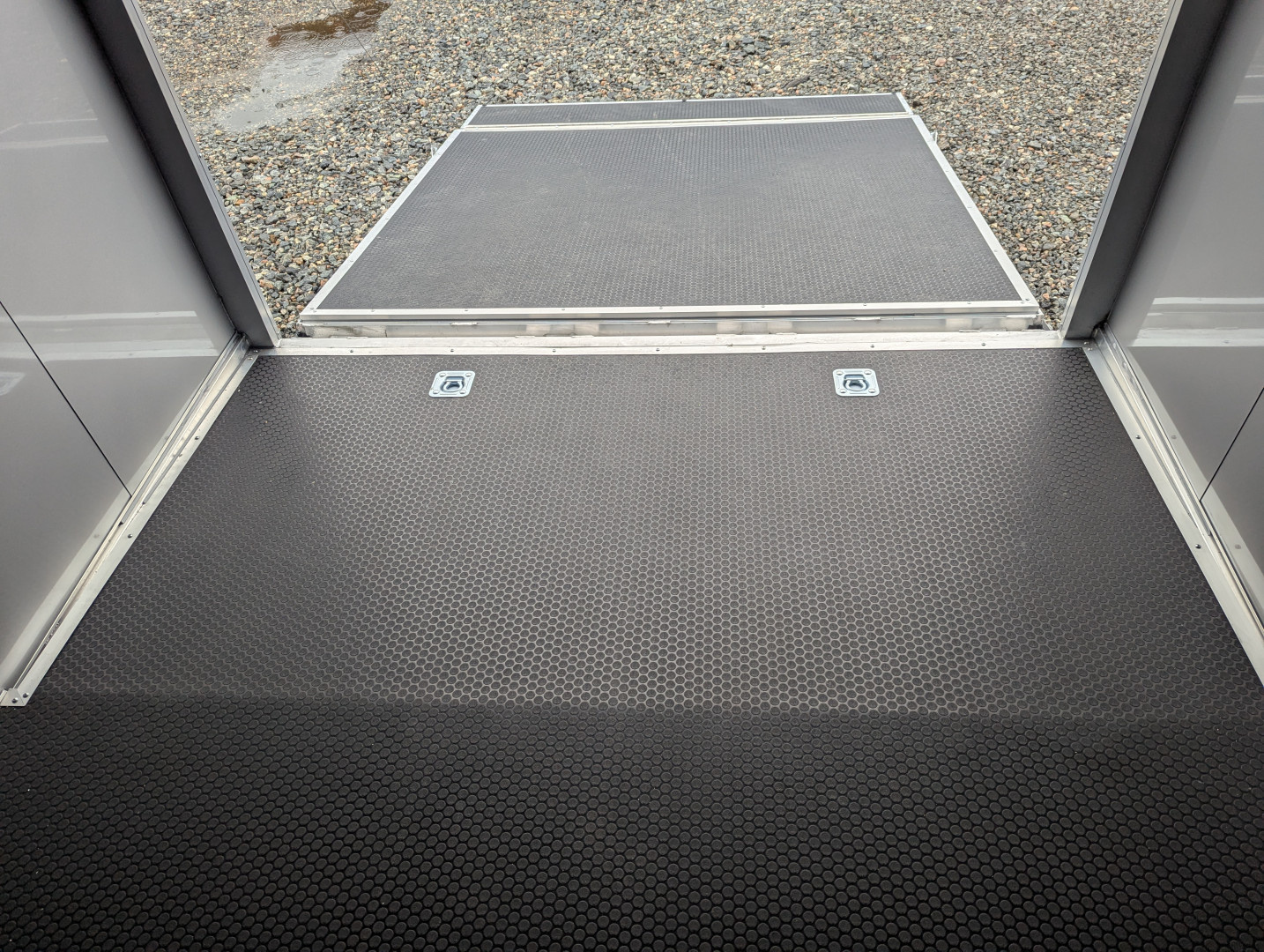 New 2025 ATC Rom 8.5x24 10K Aluminum w/ Electric Jack Car Trailer