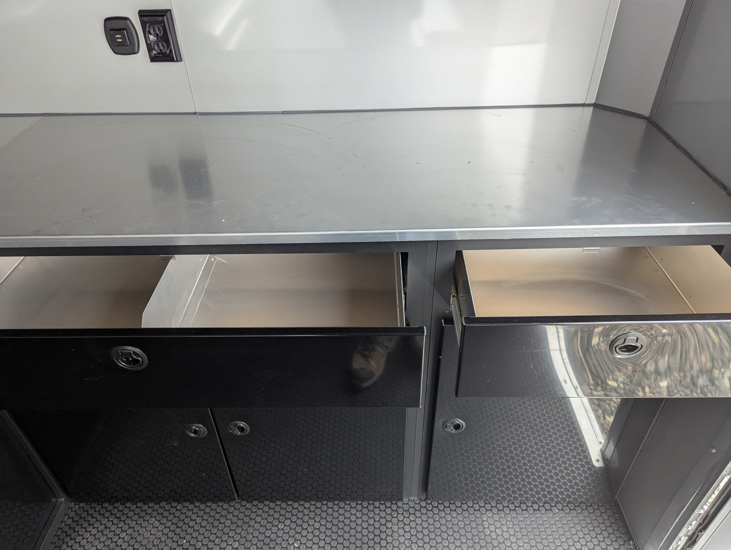 New 2025 ATC Rom 8.5x24 10K Aluminum w/ Electric Jack Car Trailer