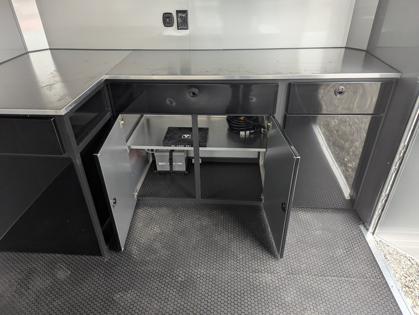 New 2025 ATC Rom 8.5x24 10K Aluminum w/ Electric Jack Car Trailer