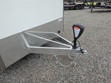 New 2025 ATC Rom 8.5x24 10K Aluminum w/ Electric Jack Car Trailer