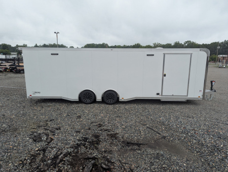 New 2025 ATC Rom 8.5x24 10K Aluminum w/ Electric Jack Car Trailer