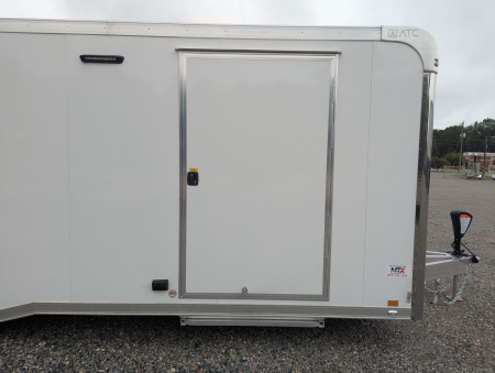 New 2025 ATC Rom 8.5x24 10K Aluminum w/ Electric Jack Car Trailer