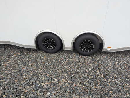 New 2025 ATC Rom 8.5x24 10K Aluminum w/ Electric Jack Car Trailer