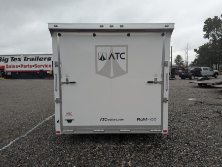New 2025 ATC Rom 8.5x24 10K Aluminum w/ Electric Jack Car Trailer