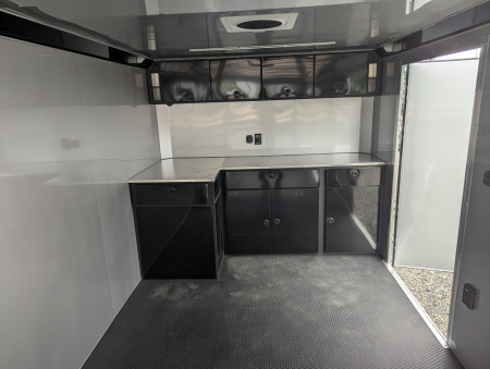 New 2025 ATC Rom 8.5x24 10K Aluminum w/ Electric Jack Car Trailer