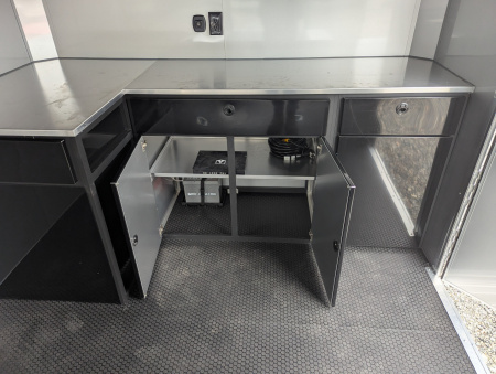 New 2025 ATC Rom 8.5x24 10K Aluminum w/ Electric Jack Car Trailer