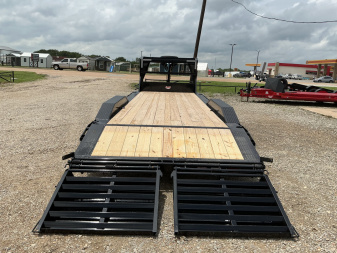 New 2026 PJ 102"x24' Gooseneck Super-Wide Equipment Trailer – B6