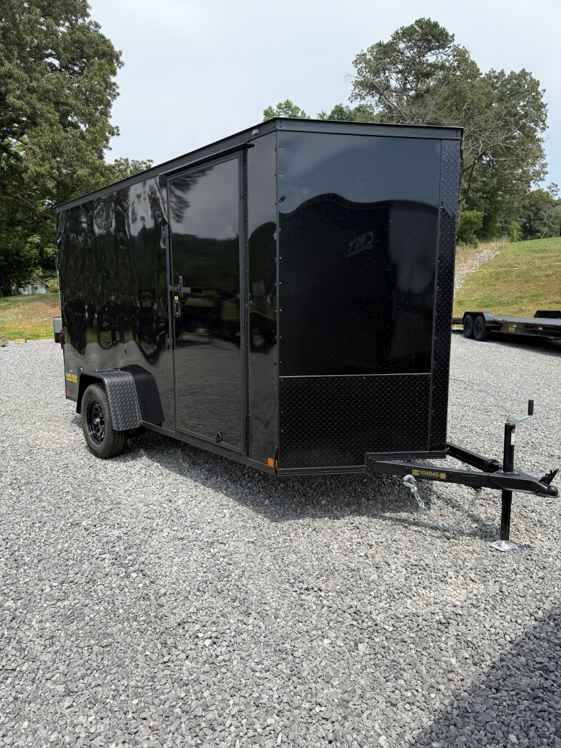 New 2025 Covered Wagon Trailers 6X12 SA B/O BAR LOCK Cargo / Enclosed Trailer