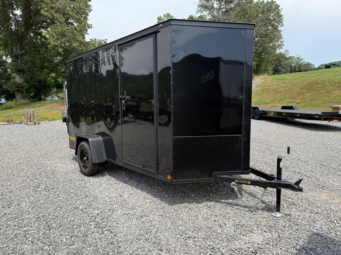 New 2025 Covered Wagon Trailers 6X12 SA B/O BAR LOCK Cargo / Enclosed Trailer