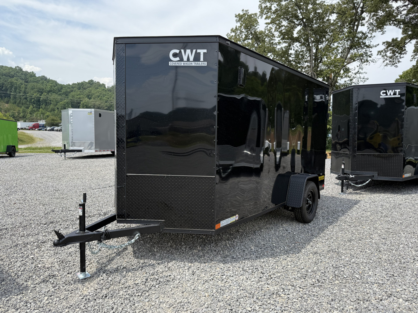 New 2025 Covered Wagon Trailers 6X12 SA B/O BAR LOCK Cargo / Enclosed Trailer