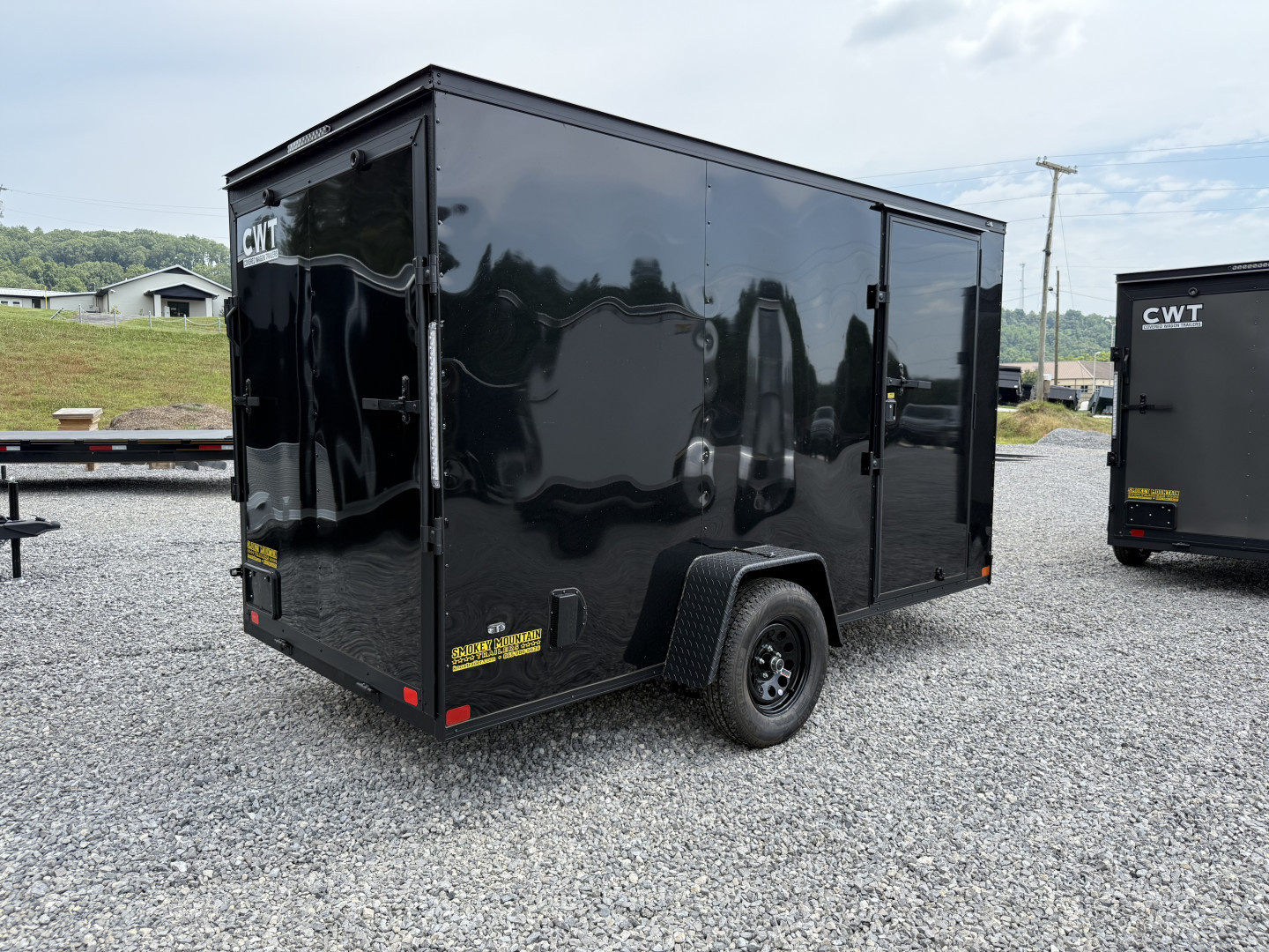 New 2025 Covered Wagon Trailers 6X12 SA B/O BAR LOCK Cargo / Enclosed Trailer