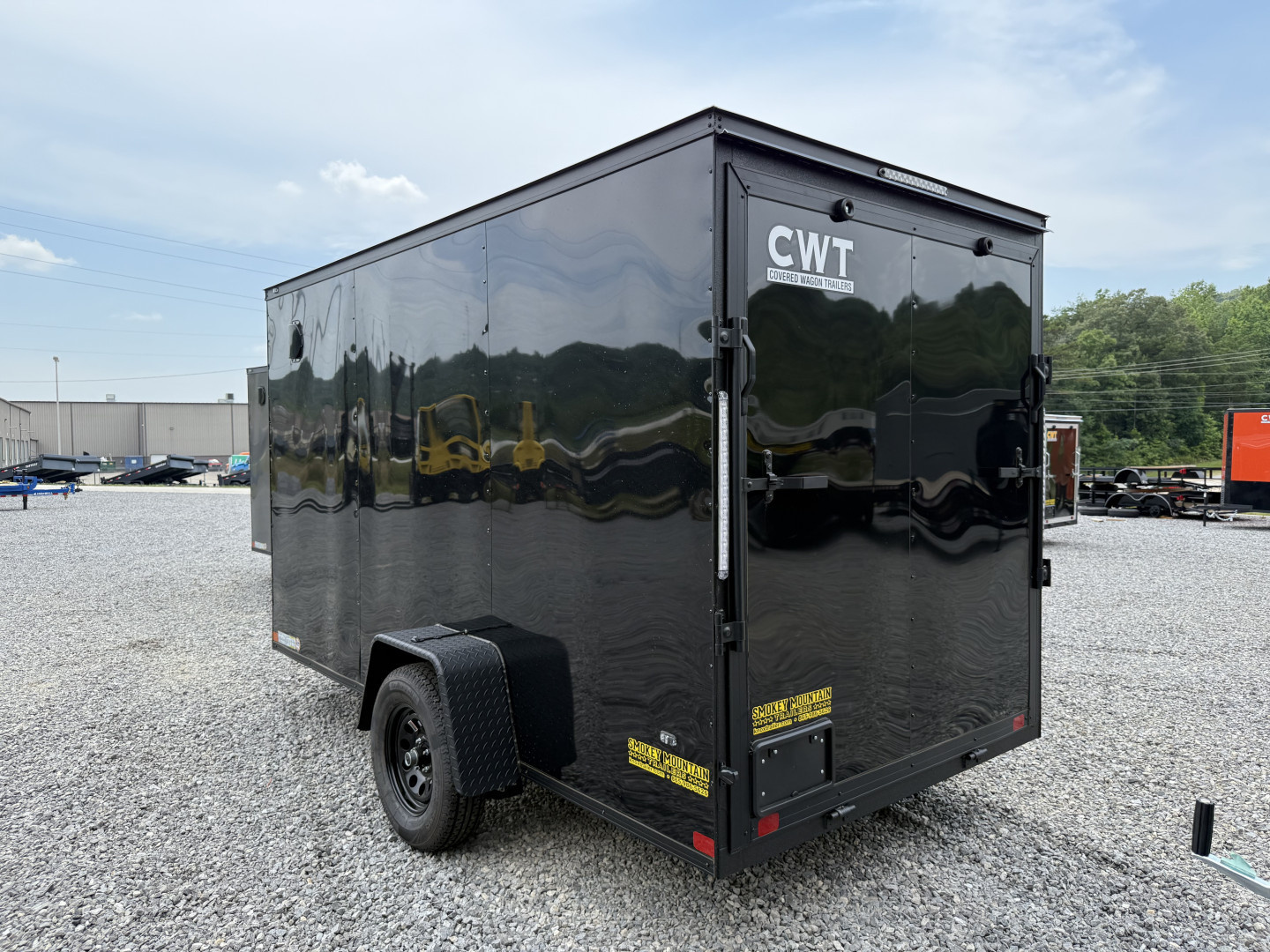 New 2025 Covered Wagon Trailers 6X12 SA B/O BAR LOCK Cargo / Enclosed Trailer