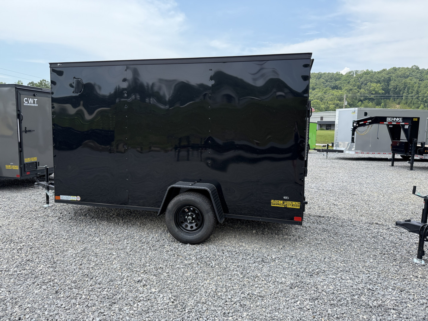 New 2025 Covered Wagon Trailers 6X12 SA B/O BAR LOCK Cargo / Enclosed Trailer