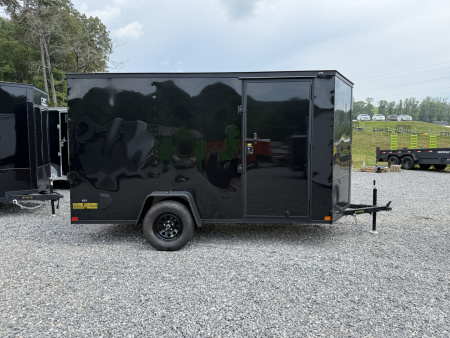 New 2025 Covered Wagon Trailers 6X12 SA B/O BAR LOCK Cargo / Enclosed Trailer