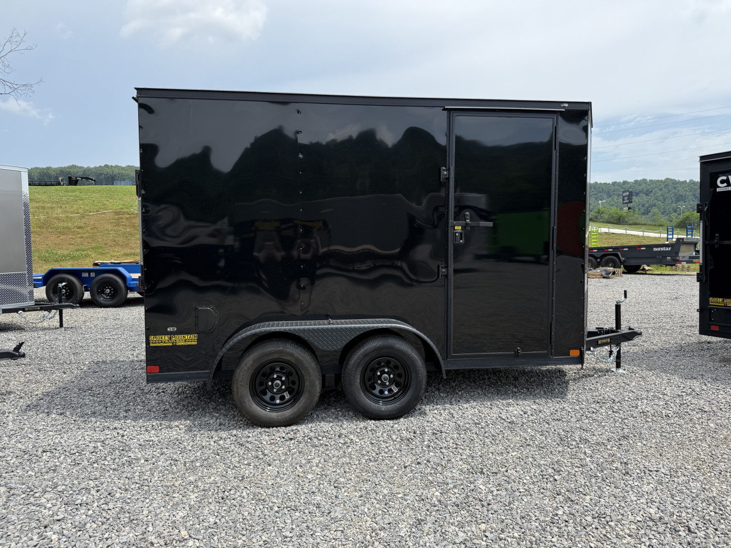 New 2025 Covered Wagon Trailers 6X12 TA2 7' BAR LOCK Cargo / Enclosed Trailer