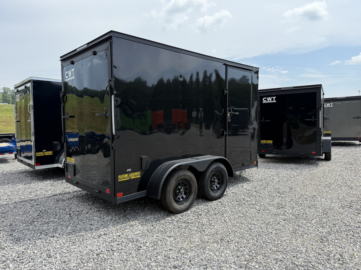 New 2025 Covered Wagon Trailers 6X12 TA2 7' BAR LOCK Cargo / Enclosed Trailer