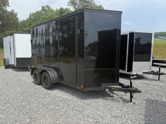 New 2025 Covered Wagon Trailers 6X12 TA2 7' BAR LOCK Cargo / Enclosed Trailer