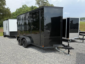 New 2025 Covered Wagon Trailers 6X12 TA2 7' BAR LOCK Cargo / Enclosed Trailer