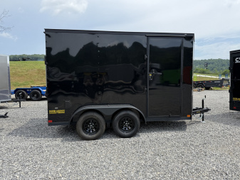 New 2025 Covered Wagon Trailers 6X12 TA2 7' BAR LOCK Cargo / Enclosed Trailer