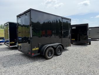 New 2025 Covered Wagon Trailers 6X12 TA2 7' BAR LOCK Cargo / Enclosed Trailer