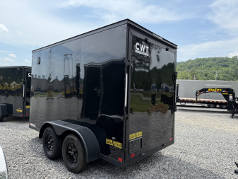 New 2025 Covered Wagon Trailers 6X12 TA2 7' BAR LOCK Cargo / Enclosed Trailer
