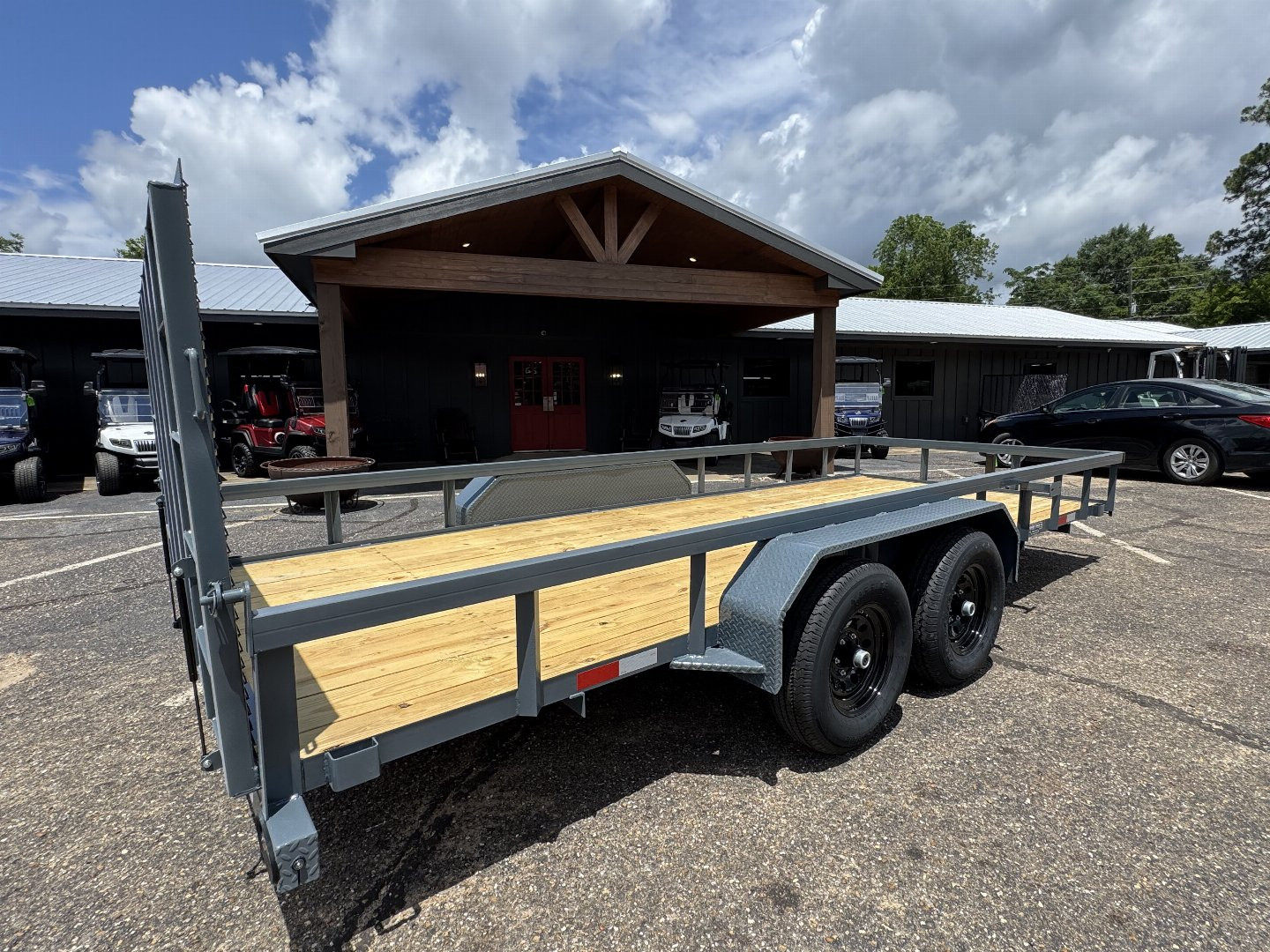 New 2025 GPS Trailers 82"x18' 10K GTT71810K Utility Trailer