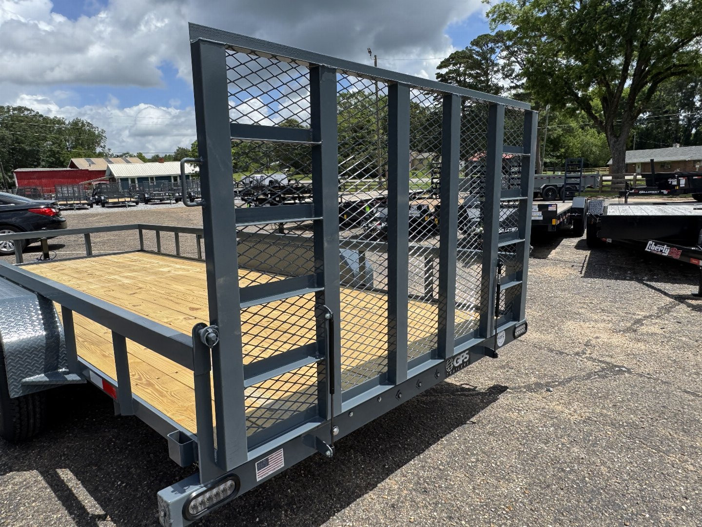 New 2025 GPS Trailers 82"x18' 10K GTT71810K Utility Trailer