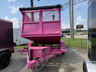 New 2025 Covered Wagon Trailers 6X12 DUMP 4' SIDES 10K Dump Trailer