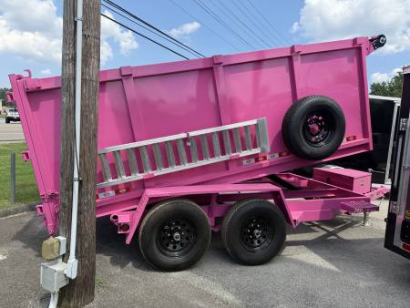 New 2025 Prospector 6X12 DUMP 4' SIDES 10K Dump Trailer