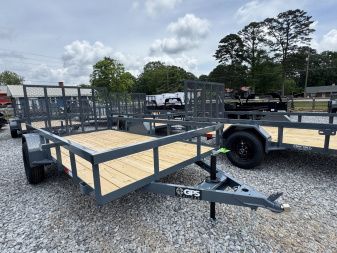 New 2025 GPS 76 x12' Utility Trailer GT612