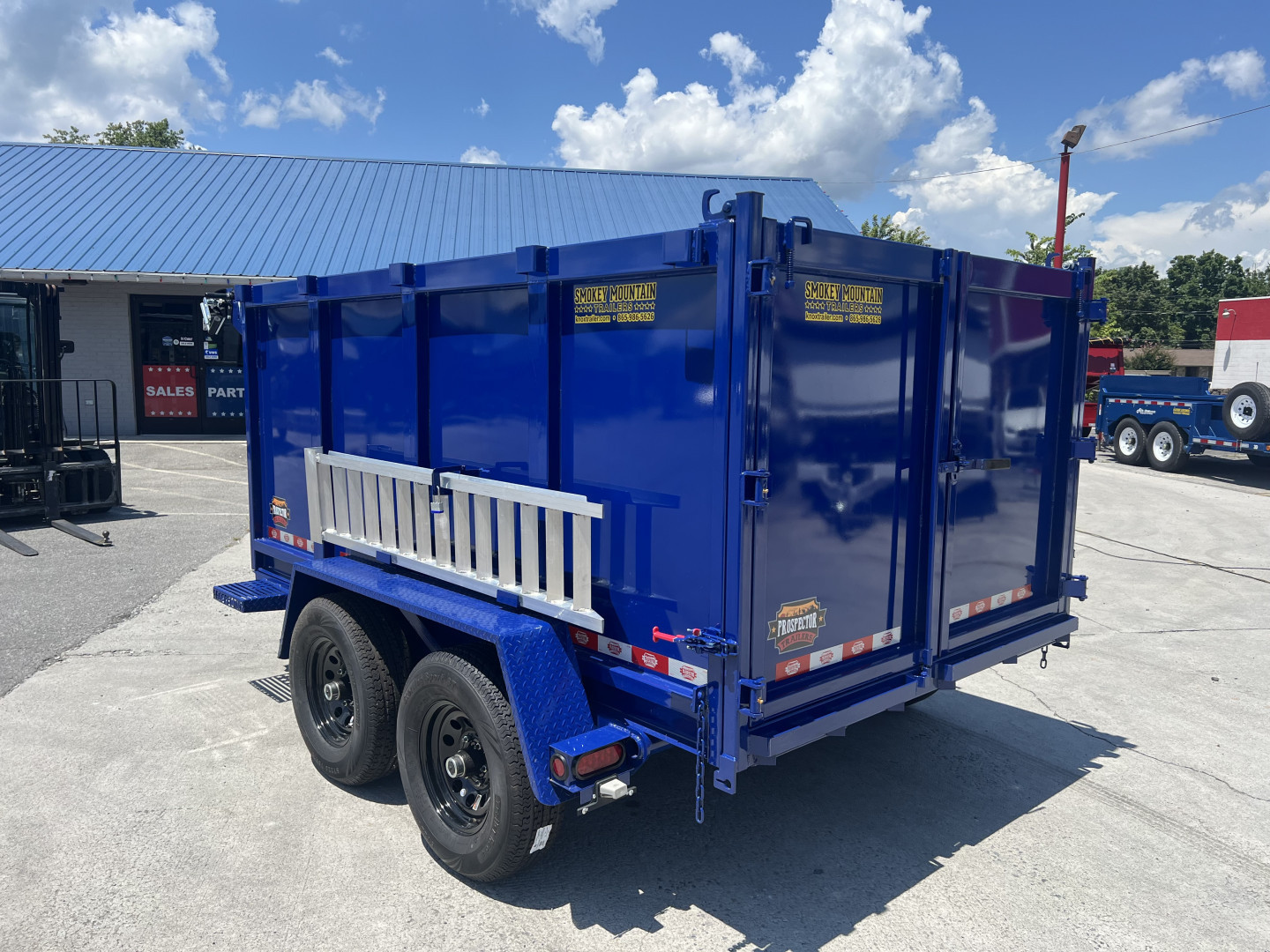 New 2025 Covered Wagon Trailers 6X10 DUMP 4' SIDES 10K Dump Trailer